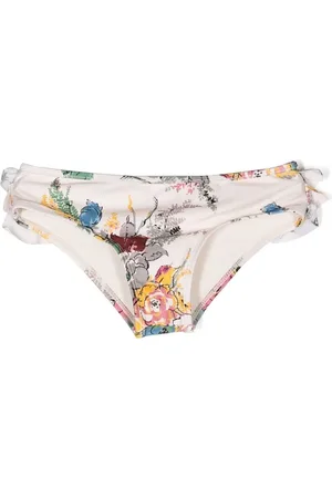 ZIMMERMANN Bikini bottom Clover con volantes