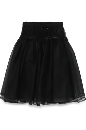 NOIR KEI NINOMIYA Falda midi de tul