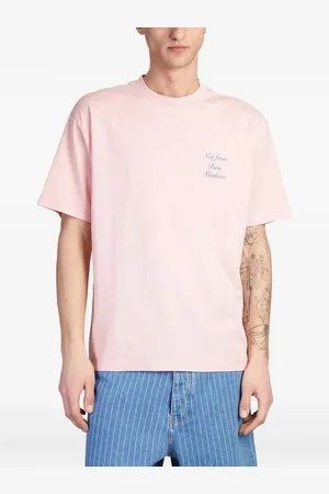 Drôle de Monsieur Playera Slogan Cursive