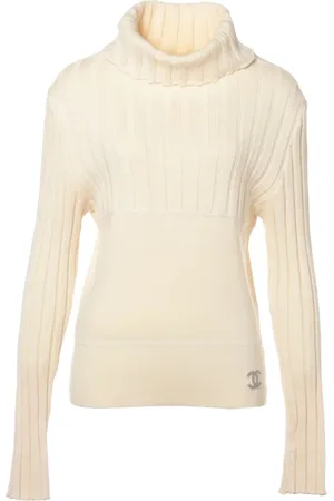 CHANEL Suéter tejido de canalé 2000-2020