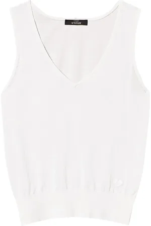 Twin-Set Chaleco tejido con cuello en V