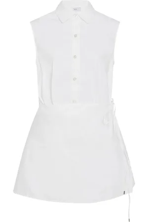 ROSETTA GETTY Camisa asimétrica sin mangas