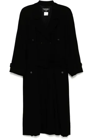 CHANEL Abrigo con doble botonadura 1997