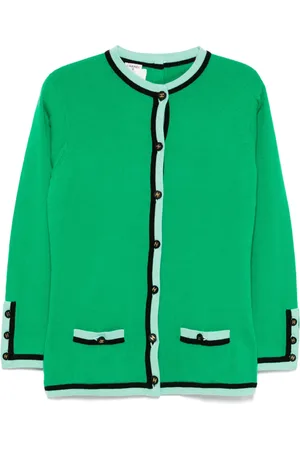 CHANEL Top estilo cárdigan 1994