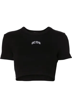 GCDS Playera corta con logo