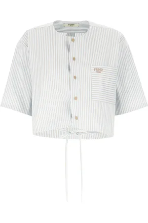 Fendi Camisa con rayas estampadas