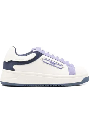 Emporio Armani Tenis con aplique del logo
