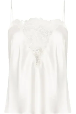 LOVESHACKFANCY Top satinado
