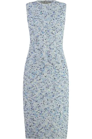 ST. JOHN Vestido midi sin mangas