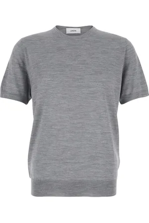 LARDINI Playera de canalé fino