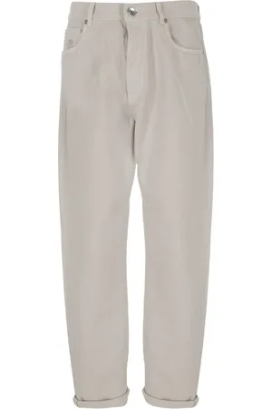 Brunello Cucinelli Jeans con logo bordado