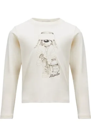 Moncler Playera con perro estampado