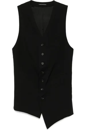 YOHJI YAMAMOTO Chaleco asimétrico