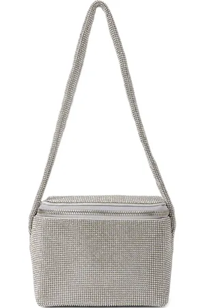 KARA Bolsa de hombro con detalles de strass