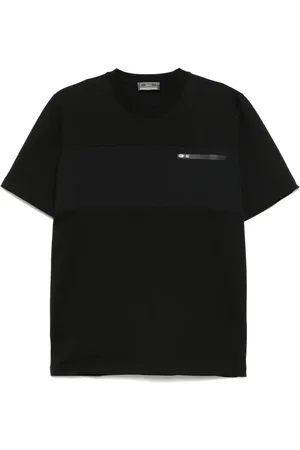 HERNO Playera con bolsillo en el pecho