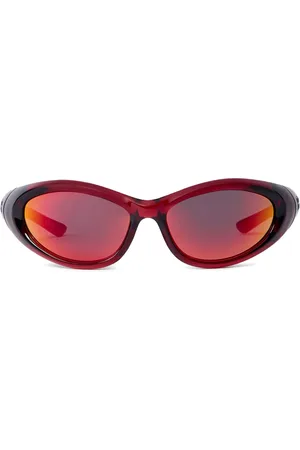 Balenciaga Lentes de sol con armazón redonda