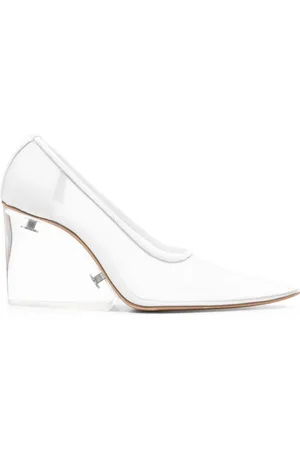Sportmax Zapatillas traslúcidas con tacón de 90mm