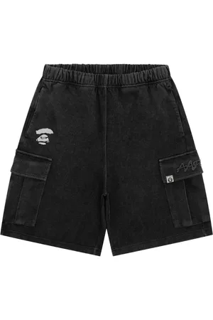 A Bathing Ape Bermudas con parche del logo