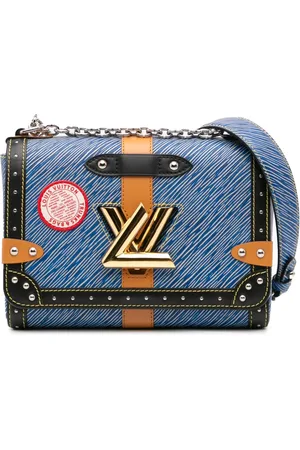 LOUIS VUITTON Bolsa crossbody Epi Denim Trunks Twist MM 2018