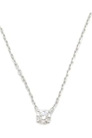 Cartier Collar Solitaire en oro blanco de 18kt con diamantes 1985 2010