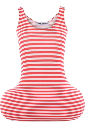 Duran Lantink Vestido con motivo de rayas