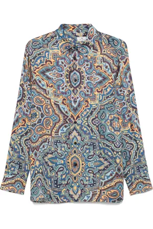Etro Camisa con estampado de cachemira