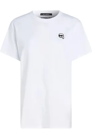Karl Lagerfeld Playera con parche Ikon