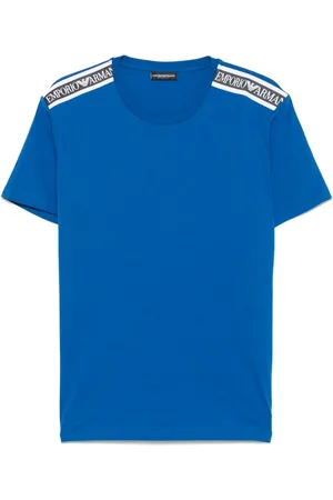 Emporio Armani Playera con logo de goma