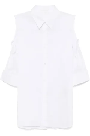 YOHJI YAMAMOTO Camisa con hombros asimétricos