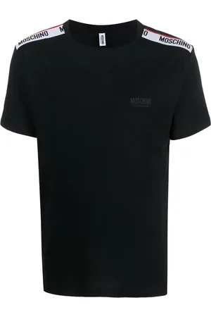 Moschino Playera con franja del logo