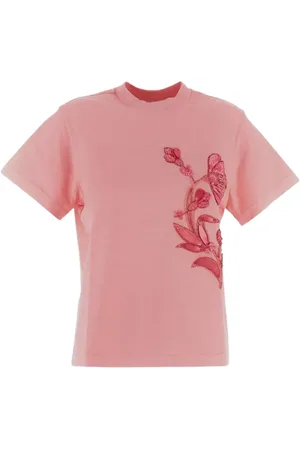 Des Phemmes Playera con bordado floral