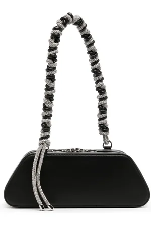 KARA Bolsa de hombro con detalles de cristal