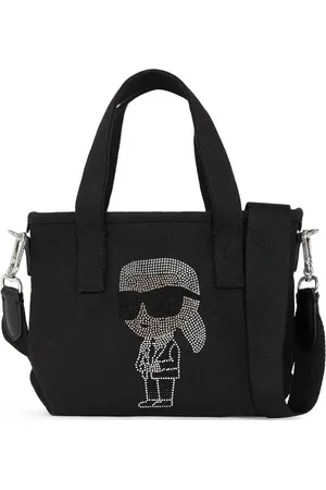 Karl Lagerfeld Tote Ikon con strass