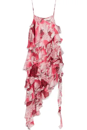 Roberto Cavalli Vestido corto con estampado floral