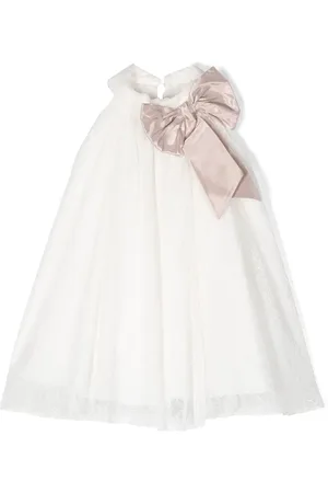 LA STUPENDERIA Vestido de encaje con detalle de moño