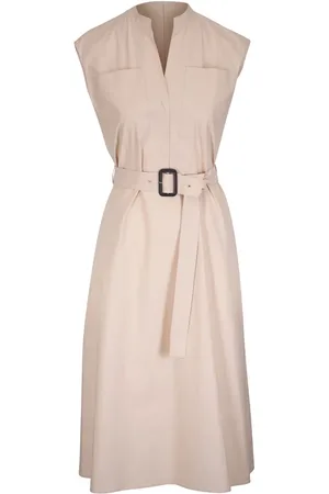 ANTONELLI Vestido midi con cinturón