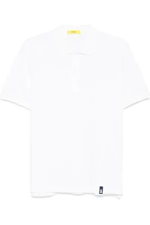 DRUMOHR Playera tipo polo con etiqueta del logo