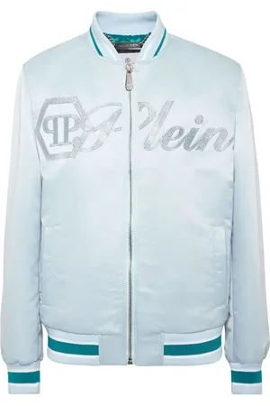 Philipp Plein Chamarra bomber con efecto satinado