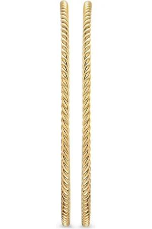David Yurman Arracadas Cablespira® en oro amarillo de 18kt