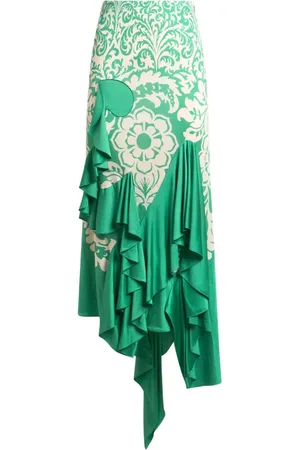 Etro Falda con dobladillo asimétrico