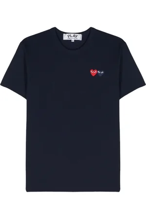 Comme des Garçons Playera con parche de corazón