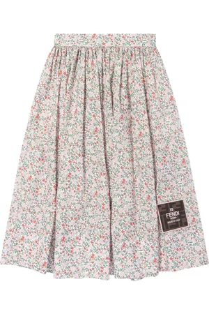Fendi Falda con estampado floral