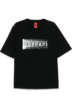 FERRARI Playera con logo estampado