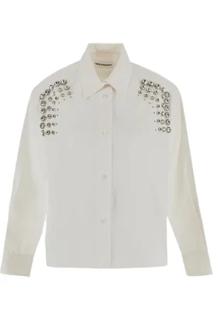 Des Phemmes Camisa con detalles de cristal