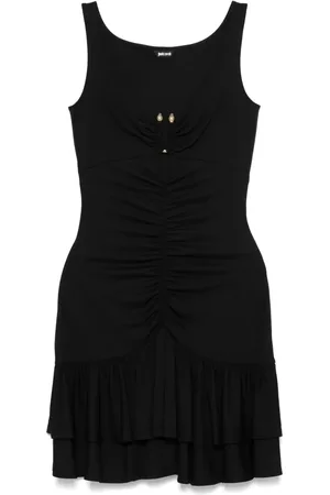 Roberto Cavalli Vestido corto con volantes