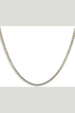 LB Exclusive Collar tennis en oro amarillo de 14kt con diamante