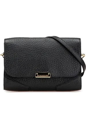 Burberry Bolsa crossbody Heritage pequeña de piel de becerro granulada 2000-2017