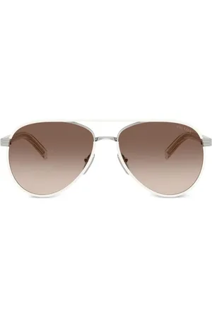 Prada Lentes de sol con logo grabado