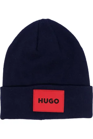 HUGO BOSS Gorro tejido con parche del logo