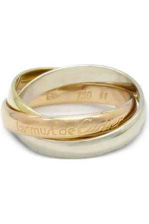 Cartier Anillo Trinity en oro amarillo y blanco de 18kt 2010